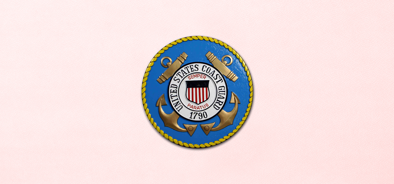 P 544 PK US Coast Guard Pink Faux